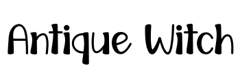 Antique Witch Font Image