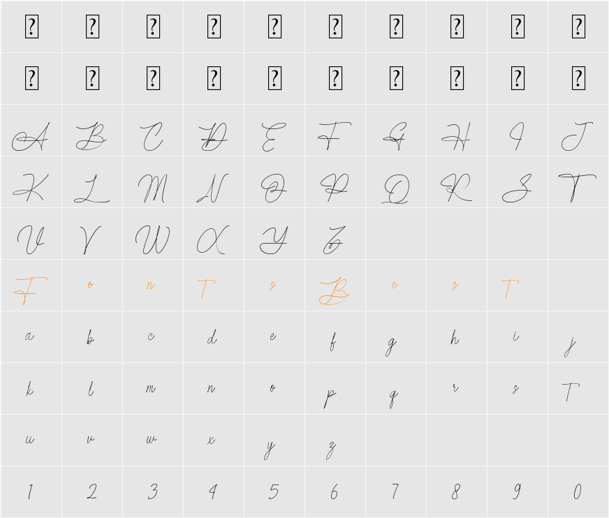 Amsterlusia Character Map