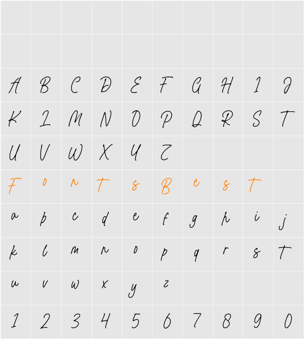 Pushbacks Character Map