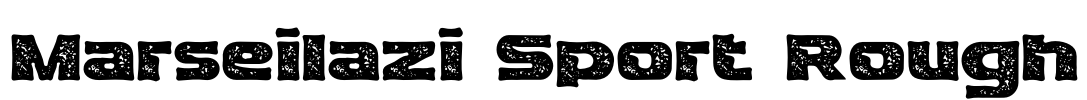 Marseilazi Sport Rough Font Image