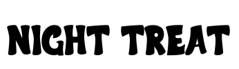 Night Treat Font Image