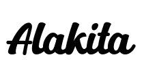 Alakita Font Image