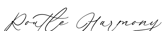 Routle Harmony Font Image