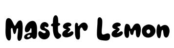 Master Lemon Font Image