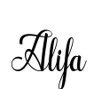 Alifa Font Image
