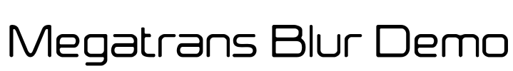 Megatrans Blur Demo