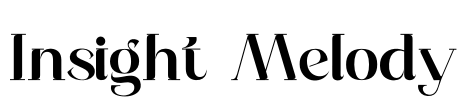 Insight Melody Font Image