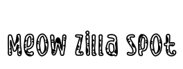 Meow Zilla Spot Font Image