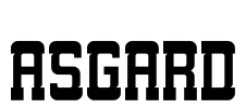 ASGARD Font Image