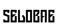 SELOBAE Font Image