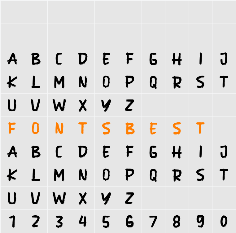 Jorgey Character Map
