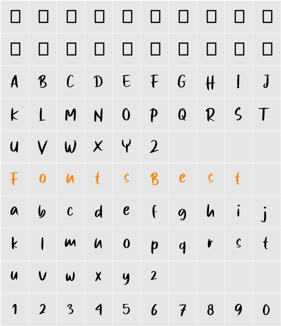 Notted_Book Character Map