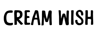 Cream Wish Font Image