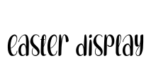 Easter Display Font Image