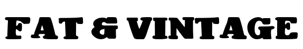 Fat & Vintage Font Image