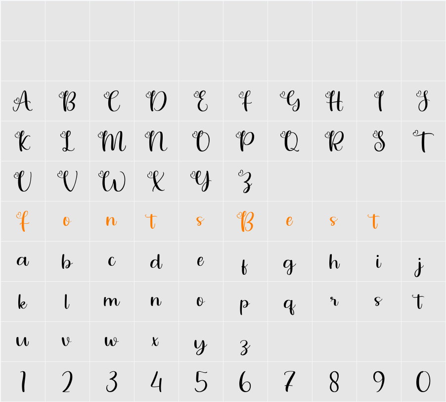 Love Vale Character Map
