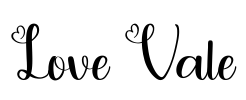 Love Vale Font Image