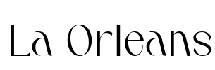 La Orleans Font Image
