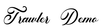 Trawler  Demo Font Image