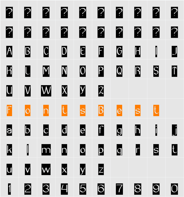 Archive-Inverse Character Map