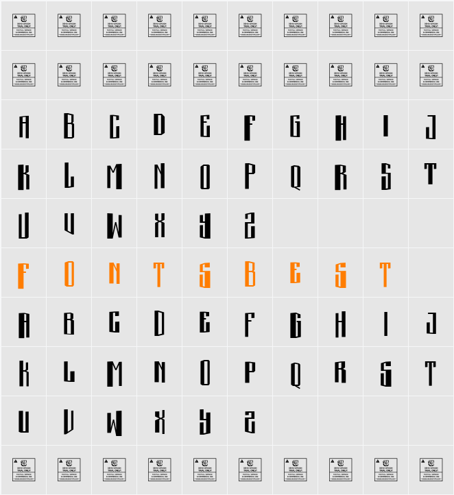 UT Disseny Demo Character Map