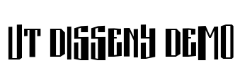 UT Disseny Demo Font Image