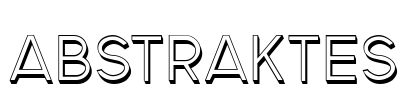 Abstraktes Font Image