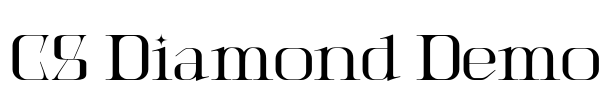 CS Diamond Demo Font Image