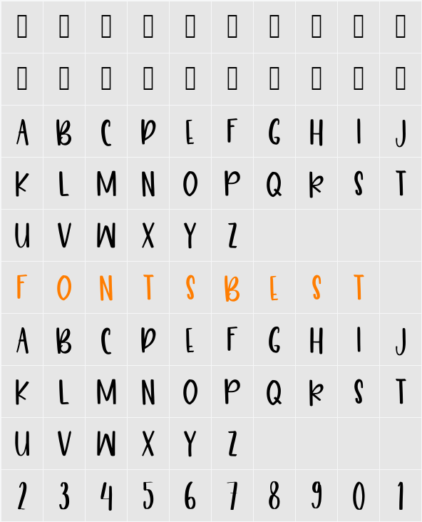 Smart Pumkin Character Map
