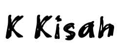 K Kisah Font Image