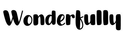 Wonderfully Font Image