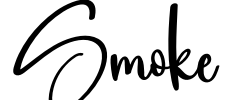 Smoke Font Image