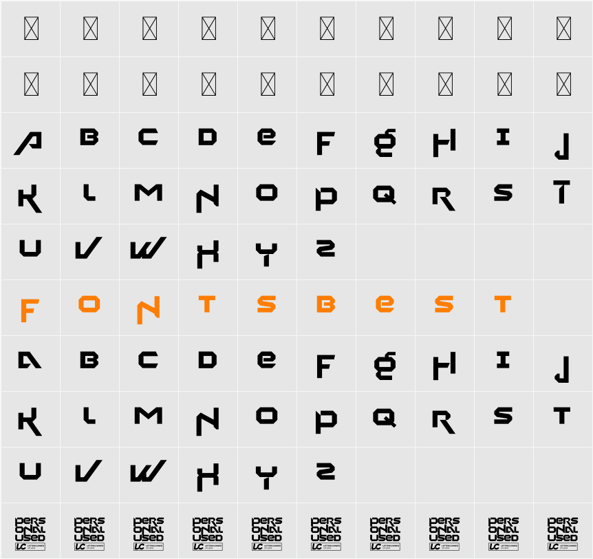 Valeska Character Map