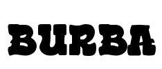 burba Font Image
