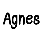 Agnes Font Image