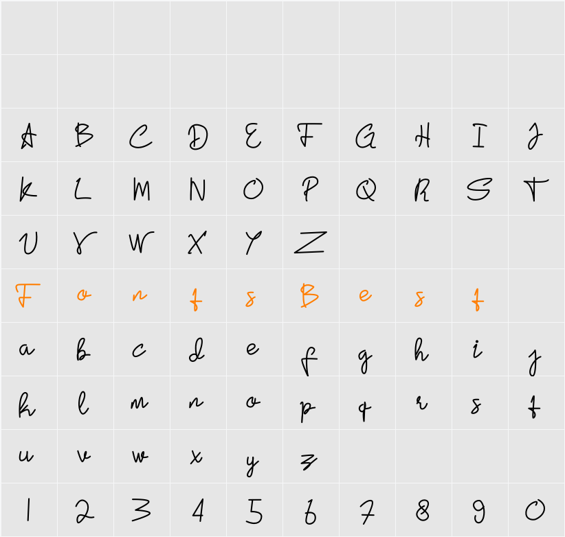 America Character Map