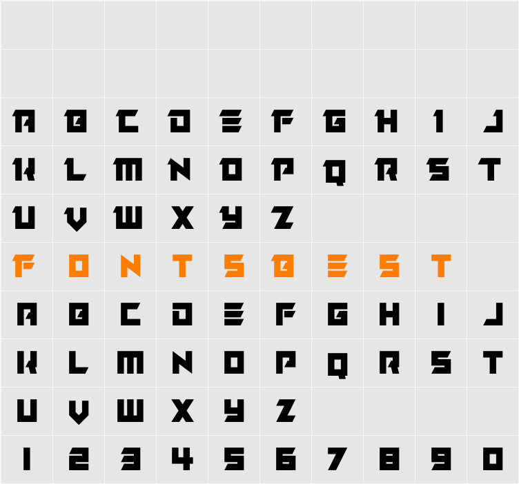 Robot Rangers Character Map