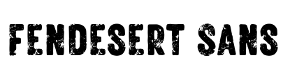 Fendesert Sans Font Image