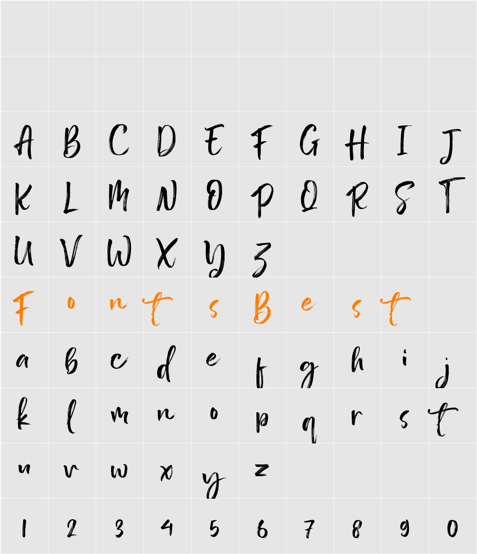 Antero Character Map