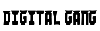 Digital Gang Font Image