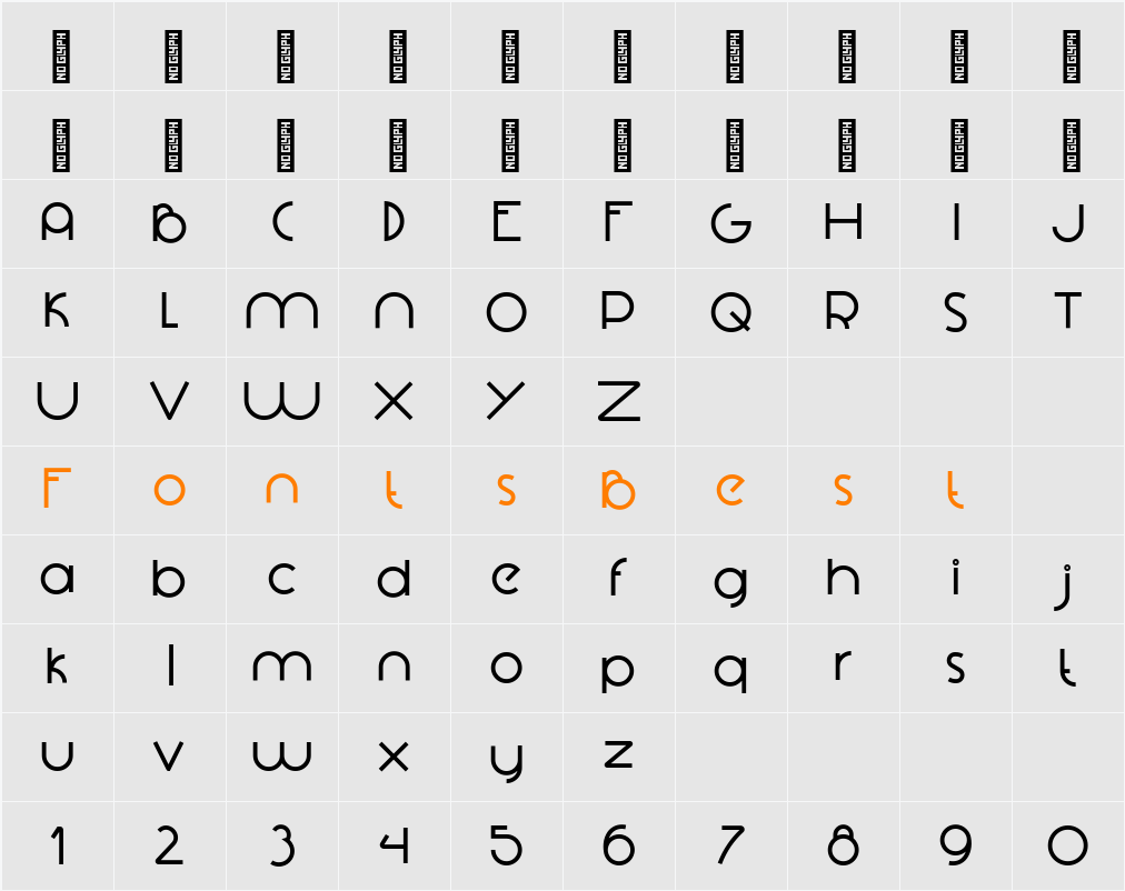 Loominaire Character Map
