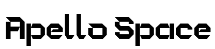 Apello Space Font Image
