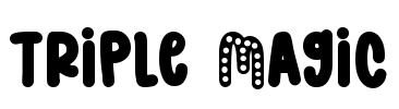 Triple Magic Font Image