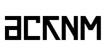 ACRNM Font Image