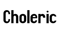 Choleric Font Image