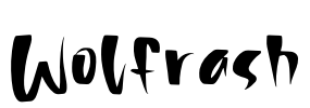 Wolfrash Font Image