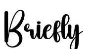 Briefly Font Image