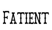 Fatient Font Image
