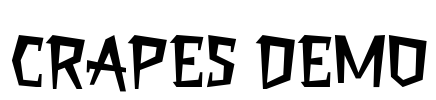 Crapes Demo Font Image