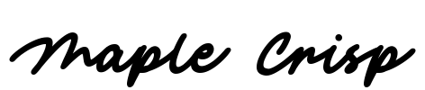 Maple Crisp Font Image
